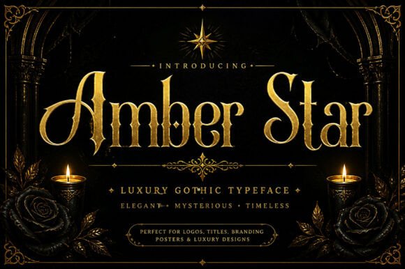 Amber Star: A Timeless Serif with Vintage Grace