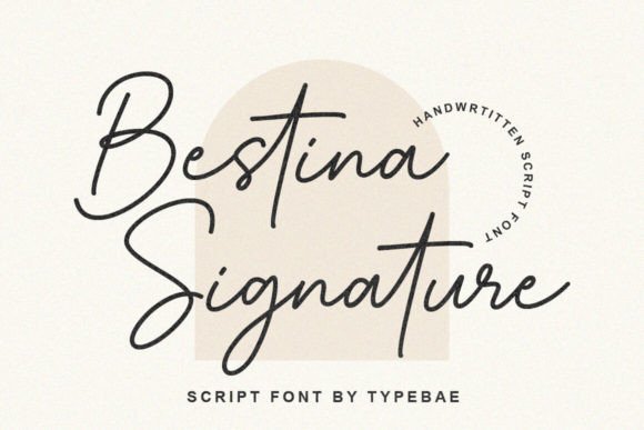 Bestina Signature Font: A Graceful Touch for Designers