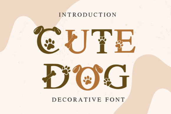 Cute Dog: A Playful Font for Pet Lovers and Creative Projects