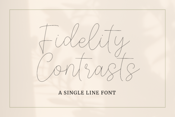 Discover the Elegance of Fidelity Contrasts: A Font for Every Creative Need