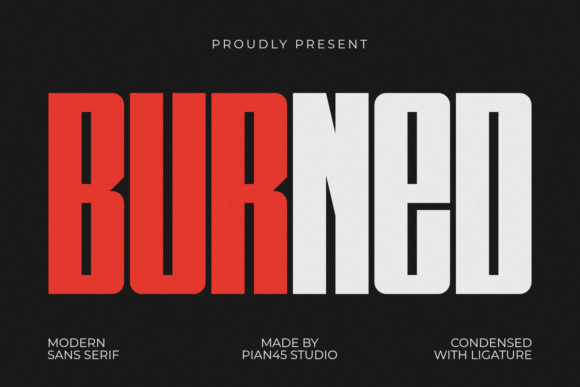 Exploring the Bold Aesthetic of Burned: A Modern Sans Serif Font for Urban Design
