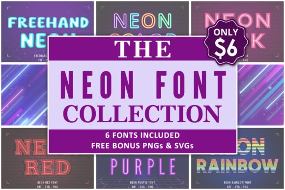 Exploring the Neon Collection: A Modern Typographic Asset for Creative Projects