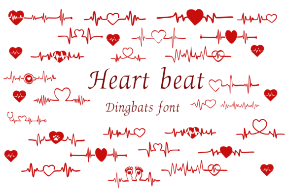 Heart Beat: A Unique Font That Adds Pulse and Passion to Your Designs