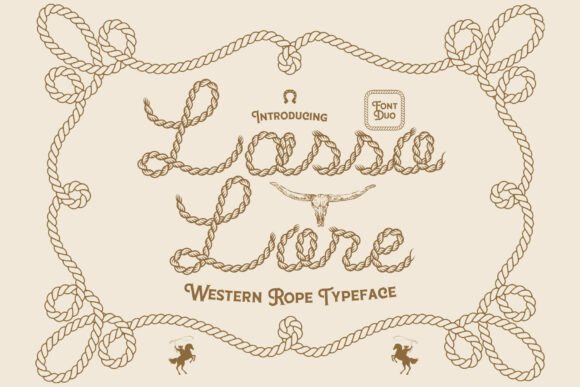 Lasso Lore: The Rope-Inspired Font That Ropes You In