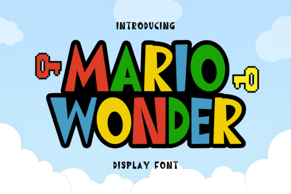Mario Wonder Font: A Bold Choice for Creative Expression