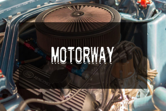 Motorway: A Bold Display Font for Standout Design