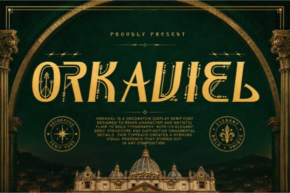 Orkaviel: A Serif Font for Timeless Elegance and Modern Impact