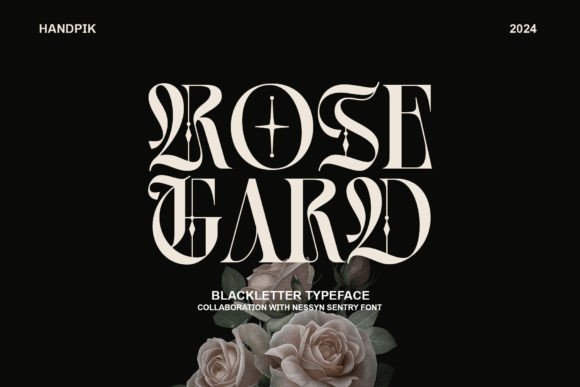 Rose Gard: A Bold Typographic Statement