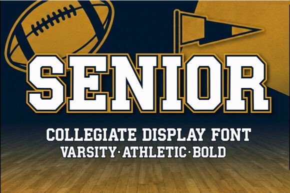 Senior: A Bold Statement in Typography