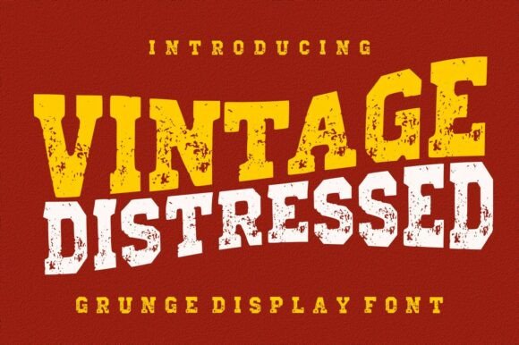 Vintage Distressed Font